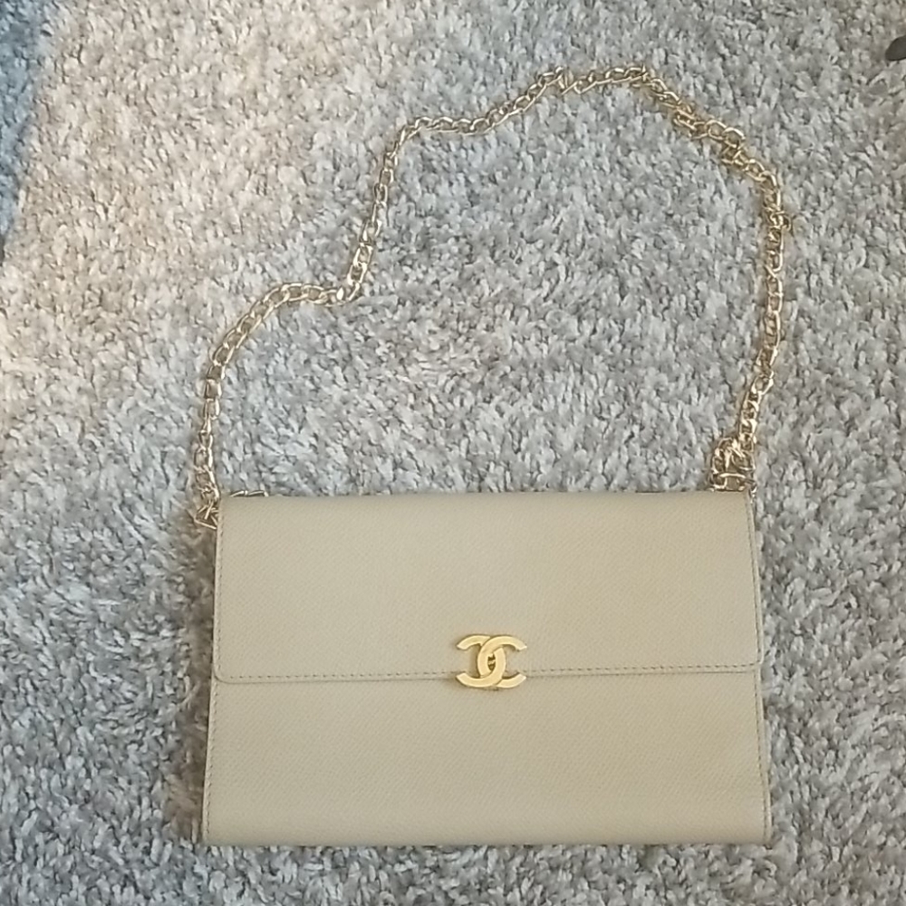 Chanel wallet purse bag clutch chain